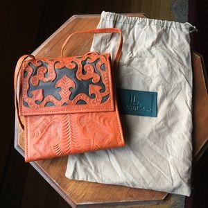 NWT Leaders in Leather crossbody bag